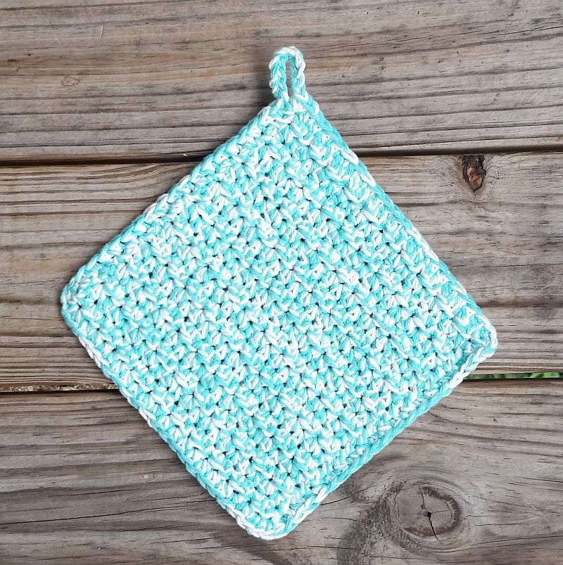 Textured Potholder Crochet Pattern PDF