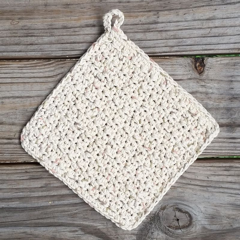 Textured Potholder Crochet Pattern PDF