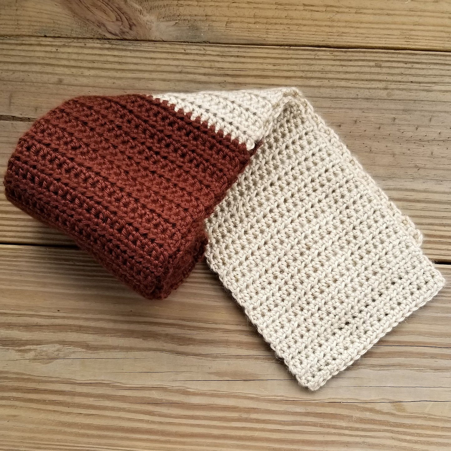 Two-Toned Scarf Crochet Pattern PDF