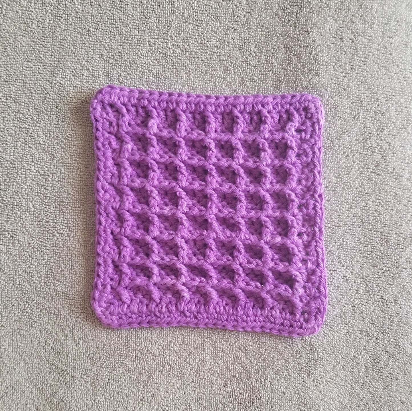 Waffle Stitch Dishcloth Crochet Pattern, PDF Digital Download