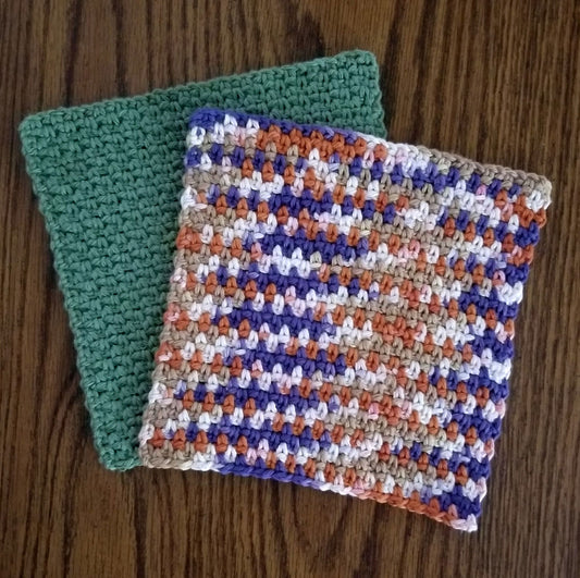 Woven Dishcloth Crochet Pattern PDF