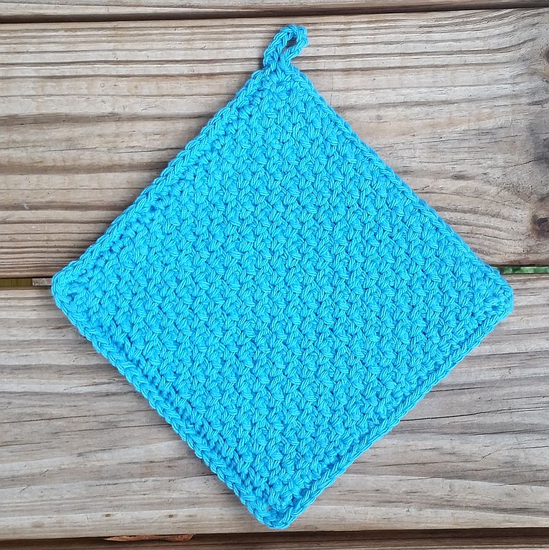 Woven Potholder Crochet Pattern PDF