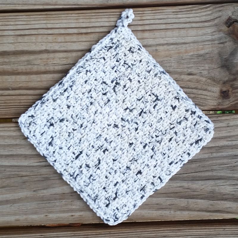 Woven Potholder Crochet Pattern PDF