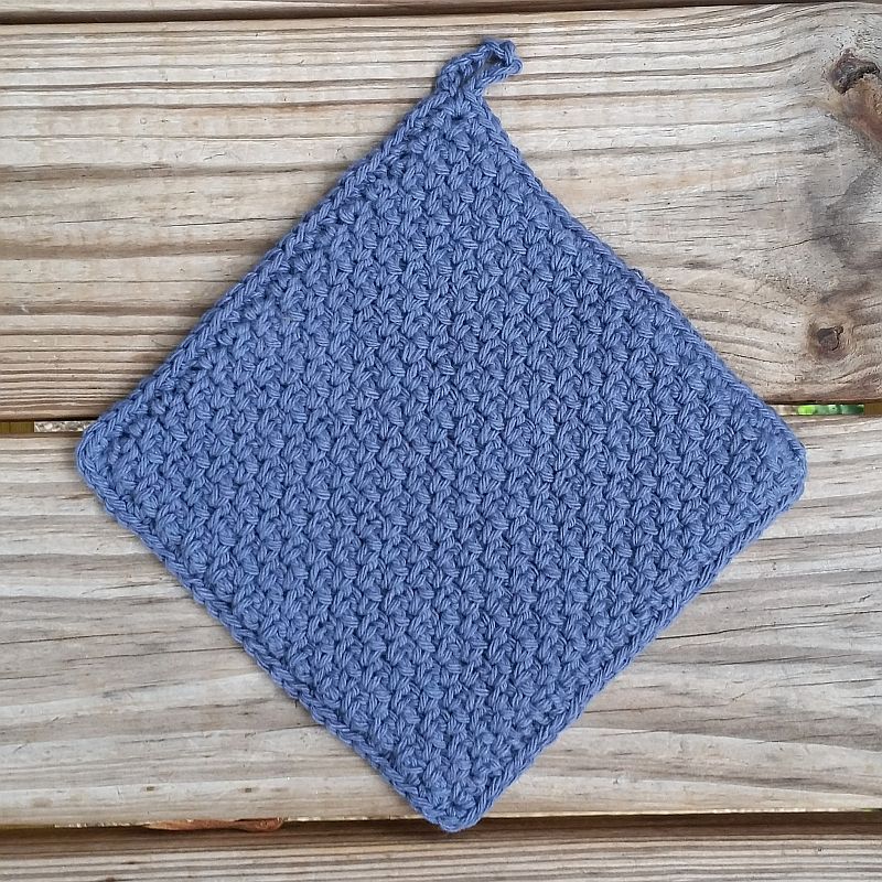 Woven Potholder Crochet Pattern PDF