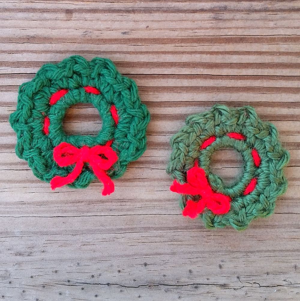 Wreath Applique Crochet Pattern PDF