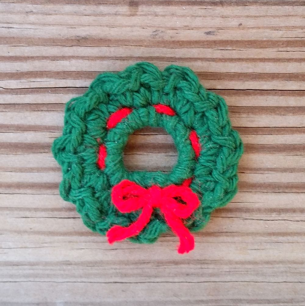 Wreath Applique Crochet Pattern PDF