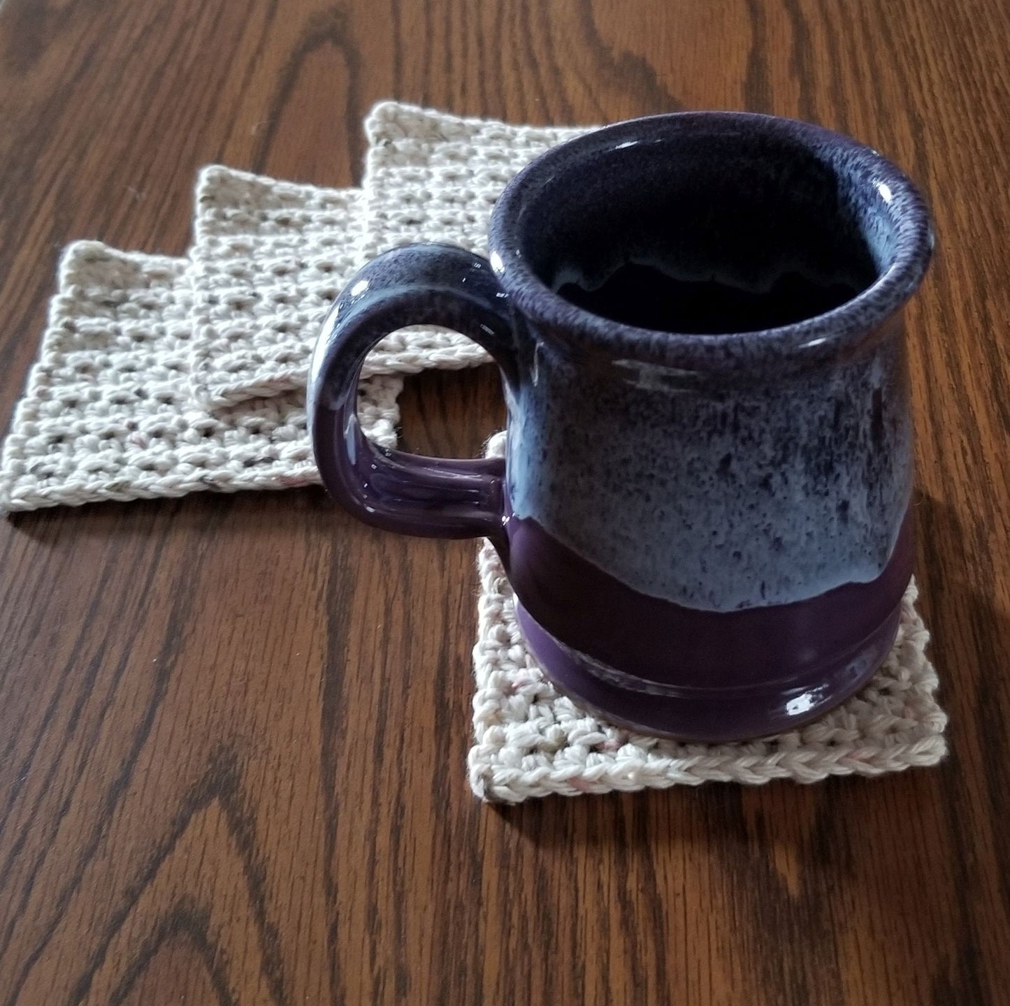 Textured Coasters Crochet Pattern, PDF Digital Download