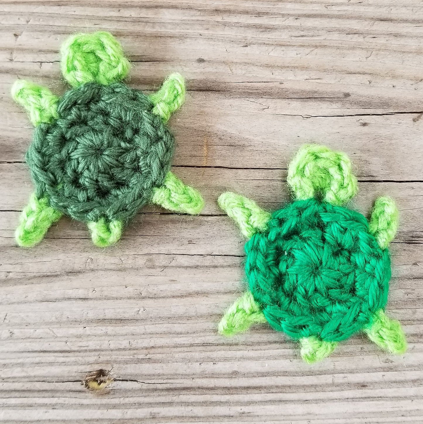 Turtle Applique Crochet Pattern, PDF Digital Download