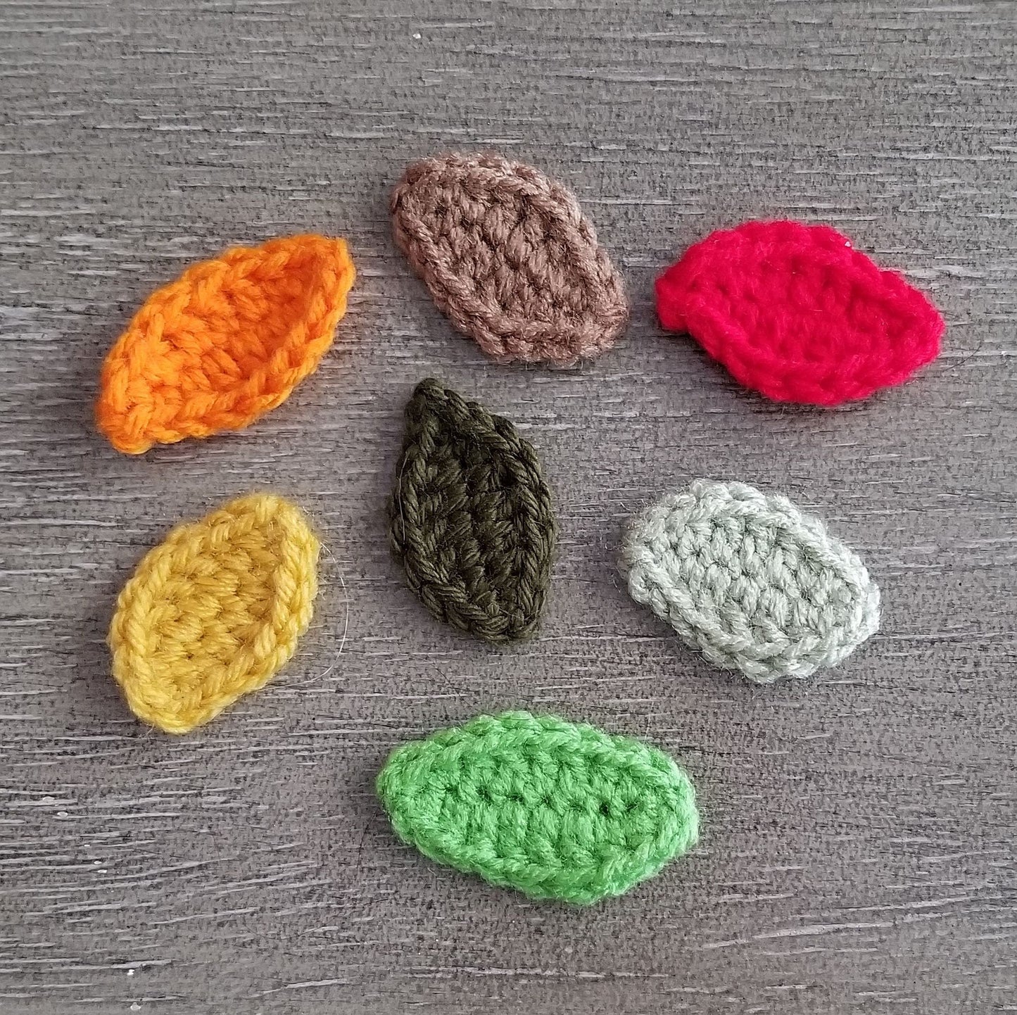 Leaf Applique Crochet Pattern, PDF Digital Download