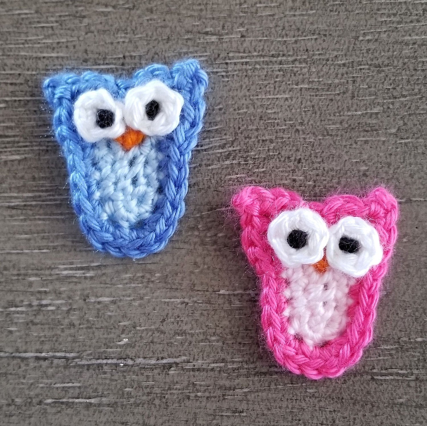Owl Applique Crochet Pattern