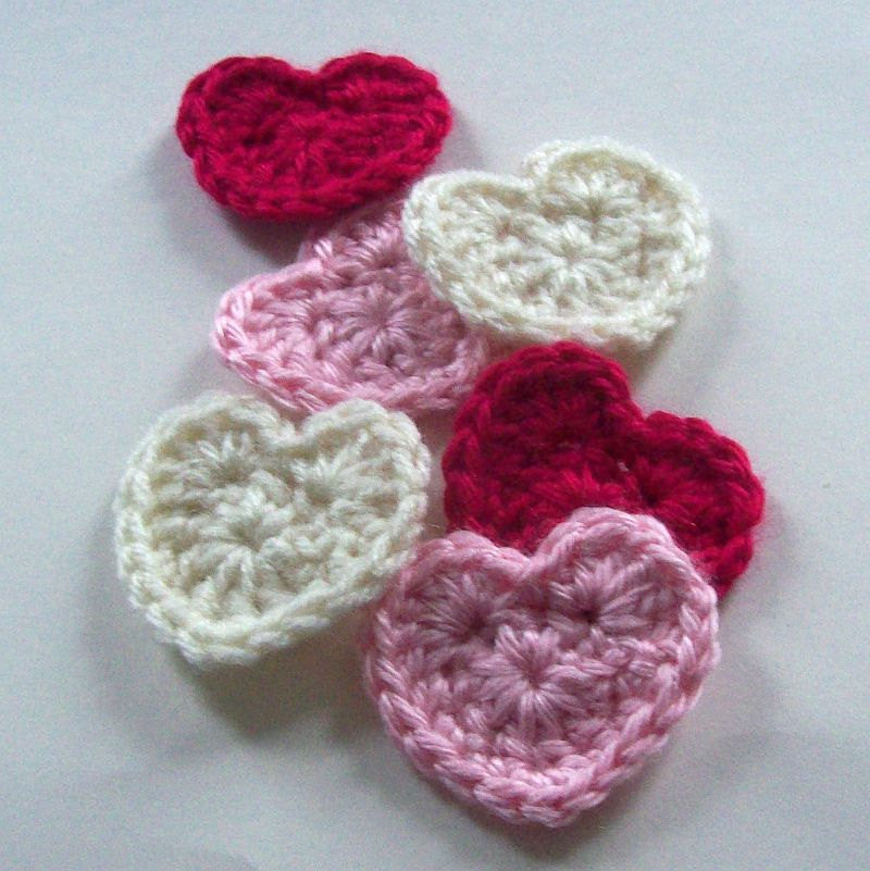 Heart and Flower Crochet Pattern Bundle PDF