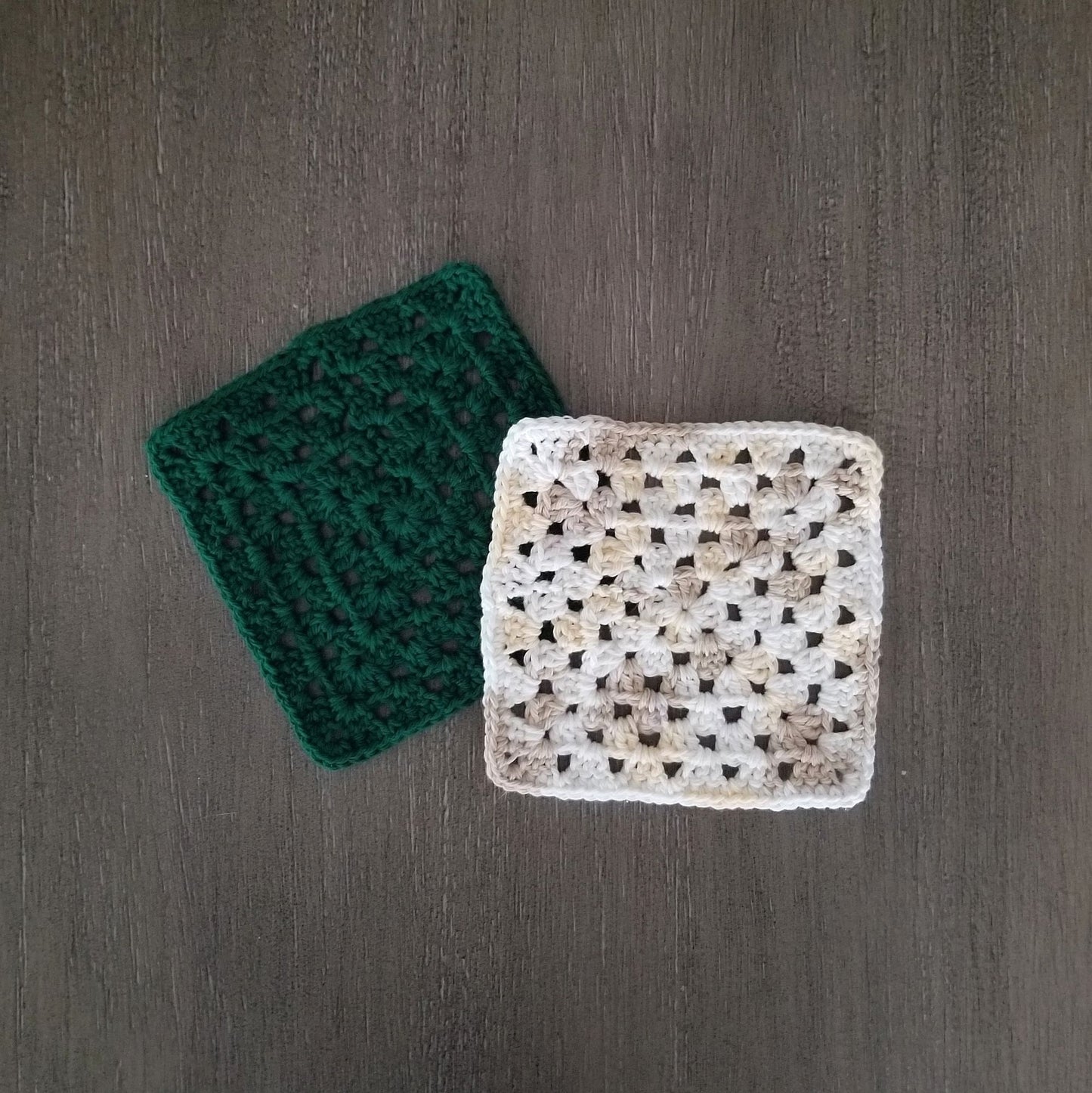 Granny Square Dishcloth Crochet Pattern, PDF Digital Download