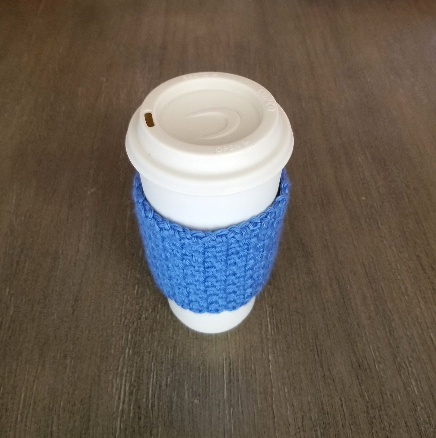 Woven Coffee Cup Sleeve Crochet Pattern, PDF Digital Download