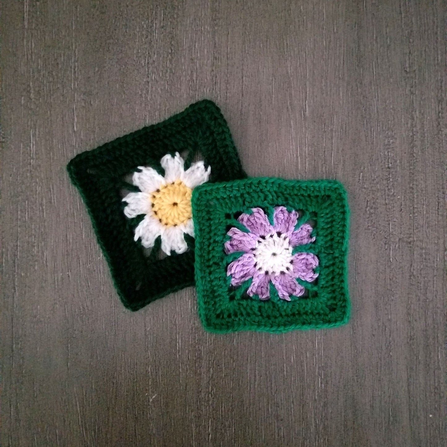Flower Afghan Square Crochet Pattern, PDF Digital Download
