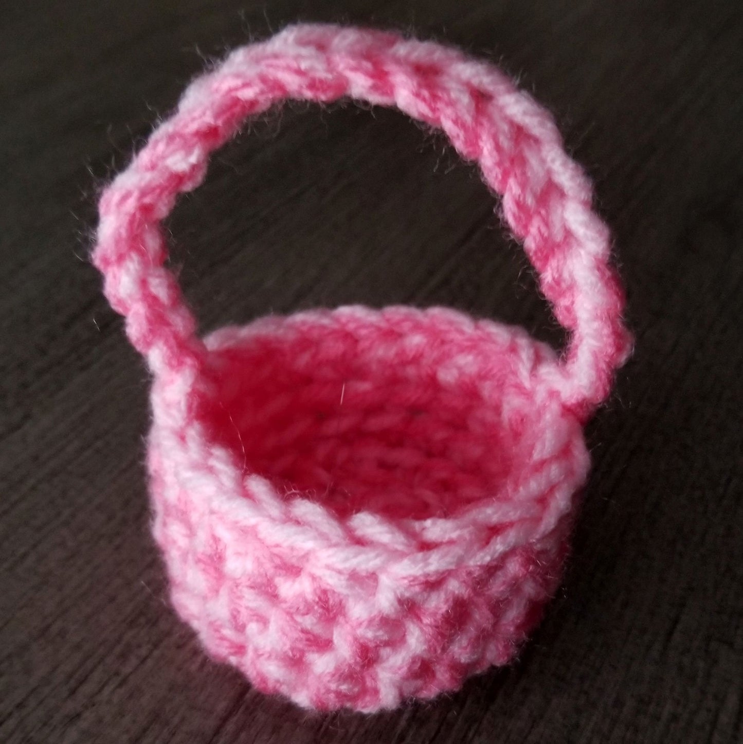 Mini Basket Crochet Pattern, PDF Digital Download