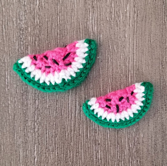 Watermelon Applique Crochet Pattern, PDF Digital Download