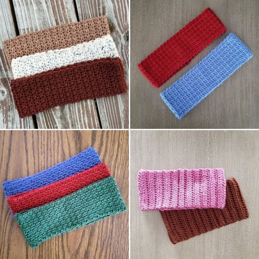 Earwarmers Crochet Pattern Bundle, PDF Digital Download