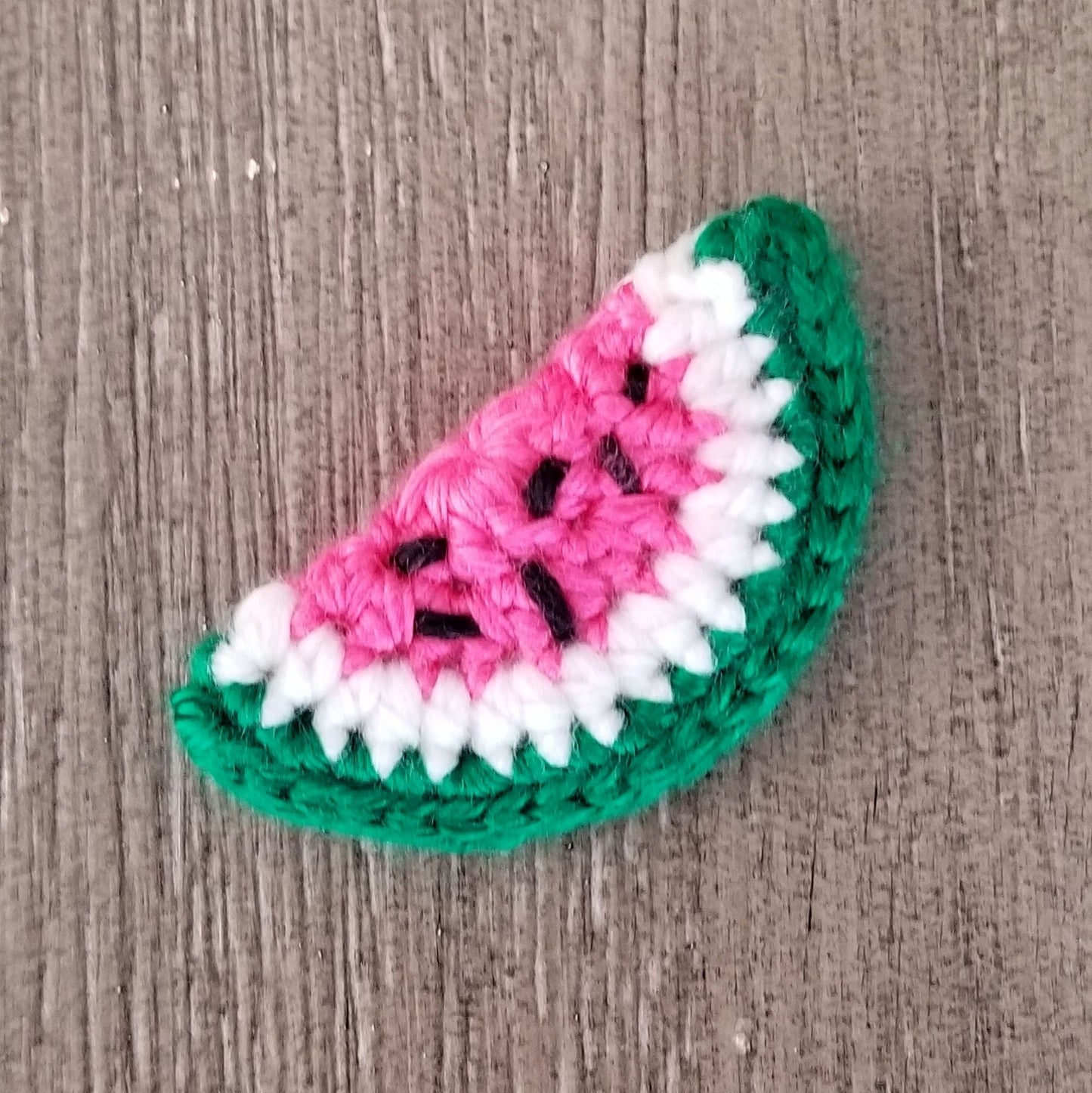 Watermelon Applique Crochet Pattern, PDF Digital Download