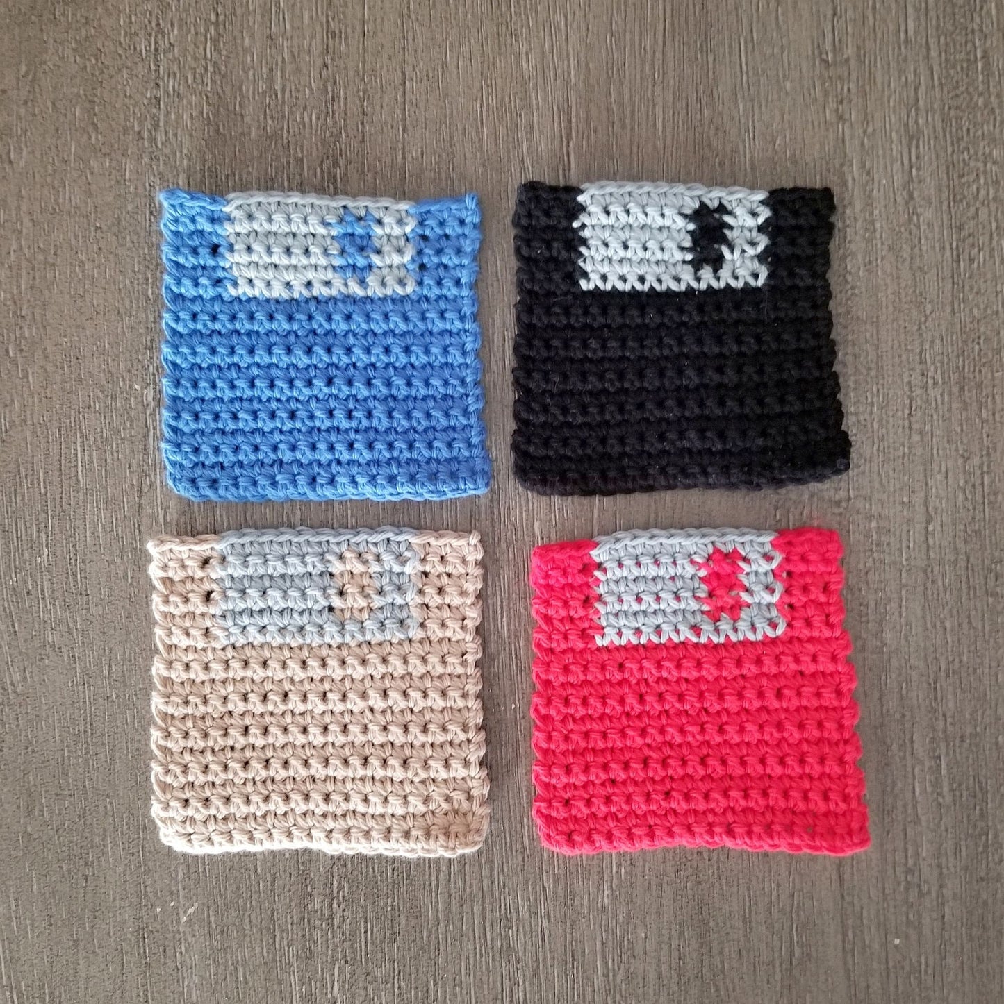 Floppy Disk Coasters Crochet Pattern PDF Digital Download