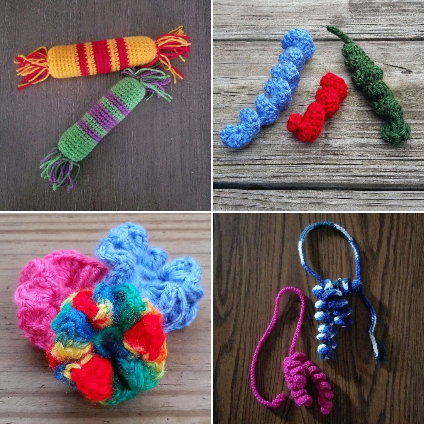 Cat Toy Crochet Patterns Bundle, PDF Digital Download