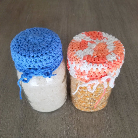 Jar Lid Cover Crochet Pattern, PDF Digital Download
