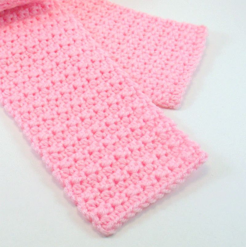 Textured Scarf Crochet Pattern PDF