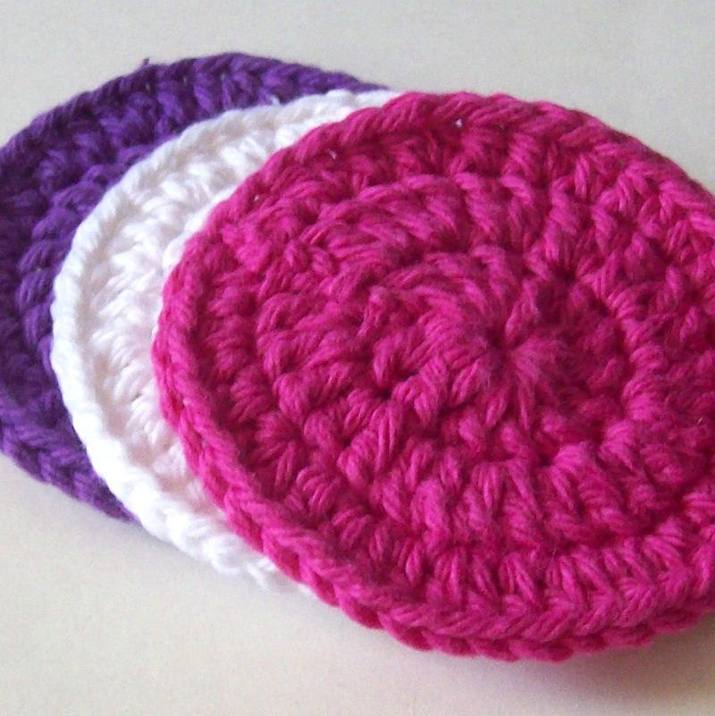 Circle and Flower Face Scrubbies Pattern PDF
