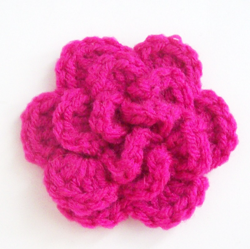 Three Layer Flower Crochet Pattern PDF